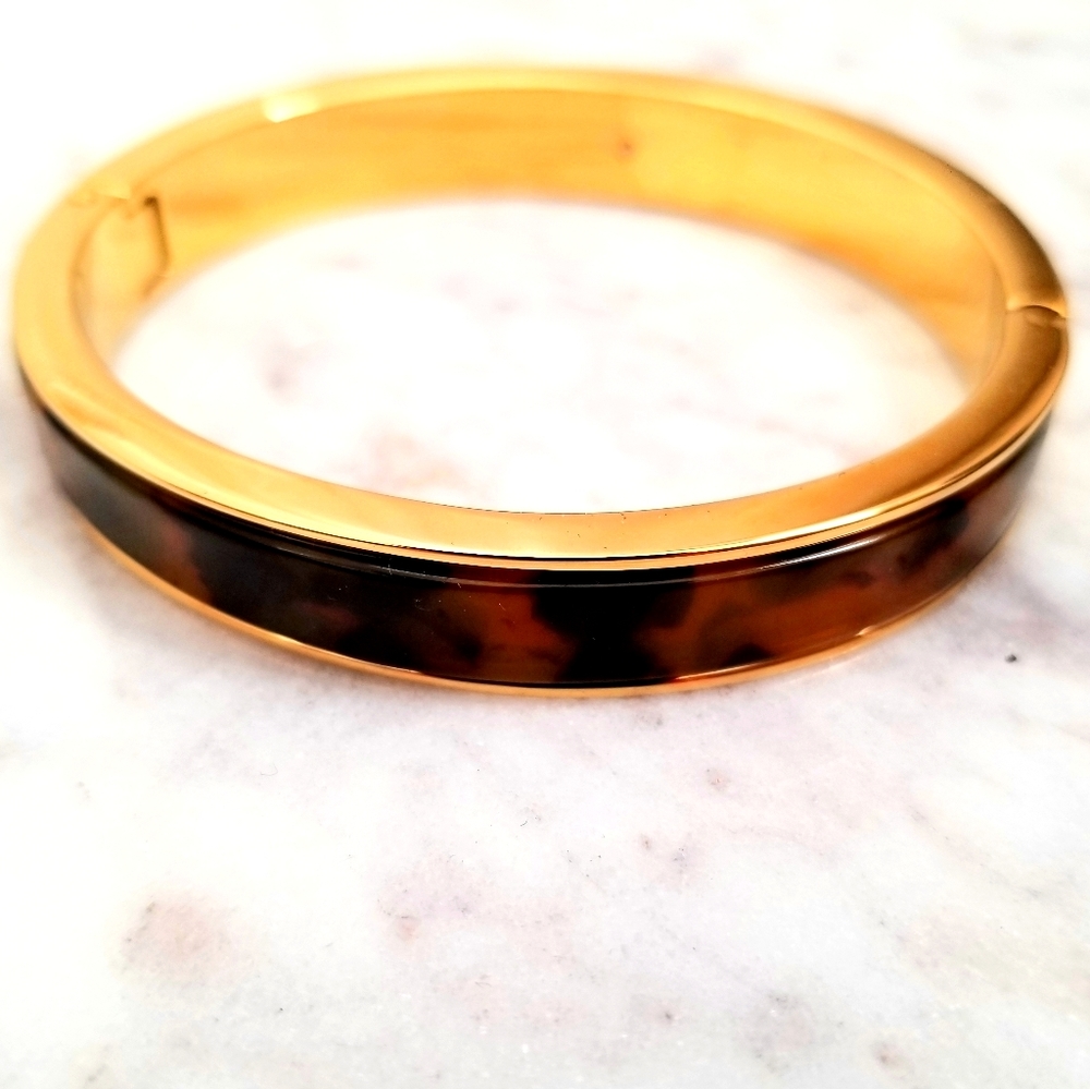 🆕️ J Crew Tortoise Bangle Clamp Bracelet